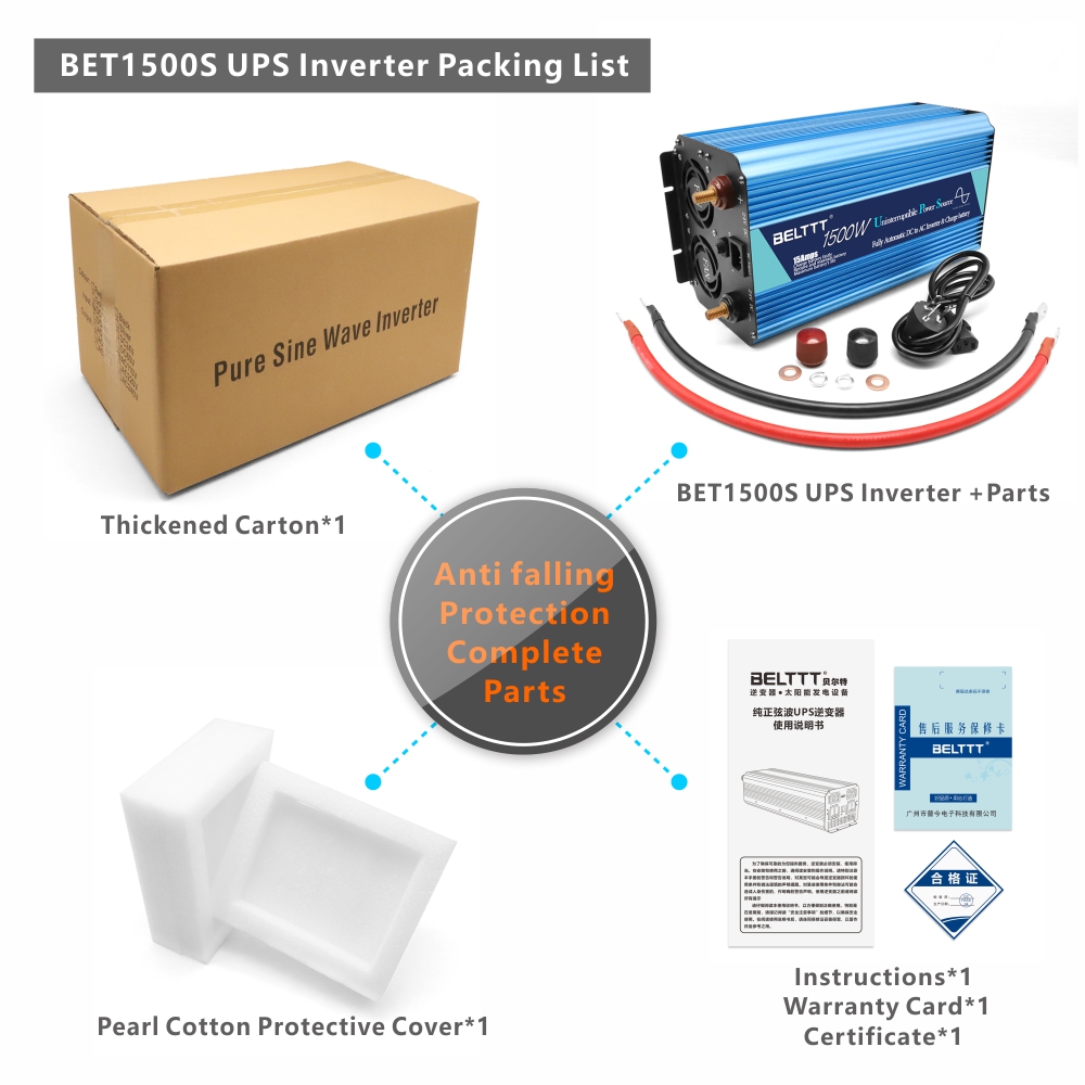 BELTTT 1500W ups inverter